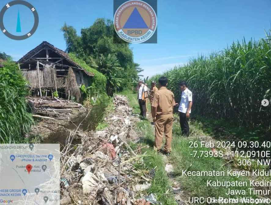 BPBD Kabupaten Kediri Melaksanakan Assessment Dampak Bencana dengan di Wilayah Kecamatan Kayen Kidul, Pare, Badas, dan Kepung.